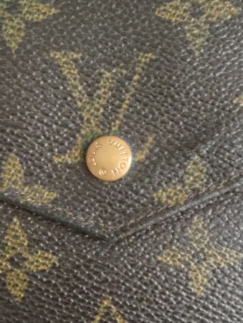 AUTHENTIC Louis Vuitton Monogram Compact Envelope Wallet - Brown/Gold Accents - Picture 2 of 13